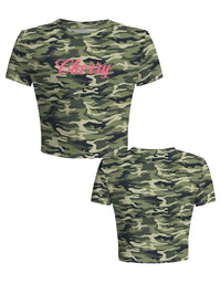 Women's Retro Figure Graphic Y2k Cropped T-Shirt Hip-Hop Elements Summer Daily Wear T-Shirt Y2k Ladies Clothes Female Clothing - 1-DKT-NNS 080 / M
