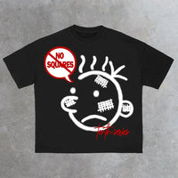 Harajuku Letter Graphic T Shirts Y2k Tops Men Women High Street Oversized T Shirt Pro Choice Streetwear Vintage Tee Clothing - 17 / L